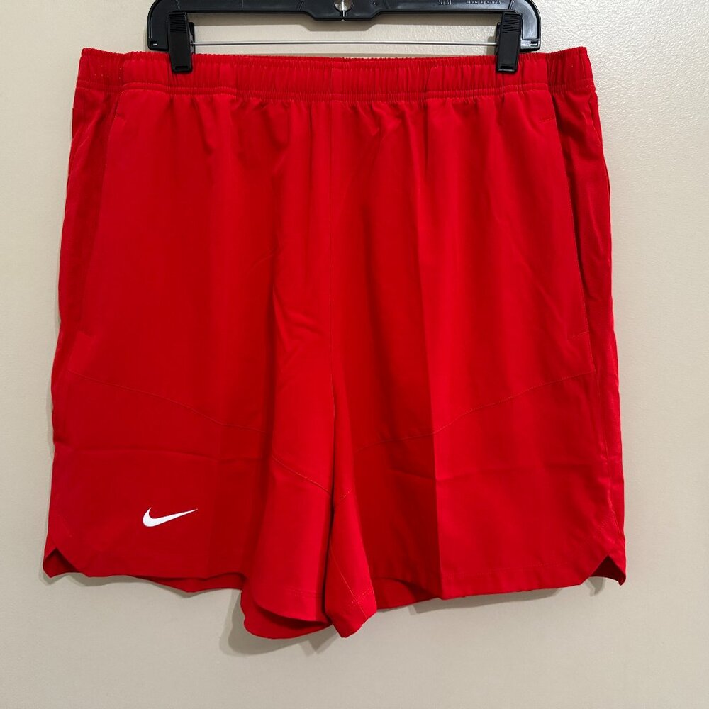 Nike Dri-FIT Football Sideline Player Training Shorts Red CW5409-657 Men NEW